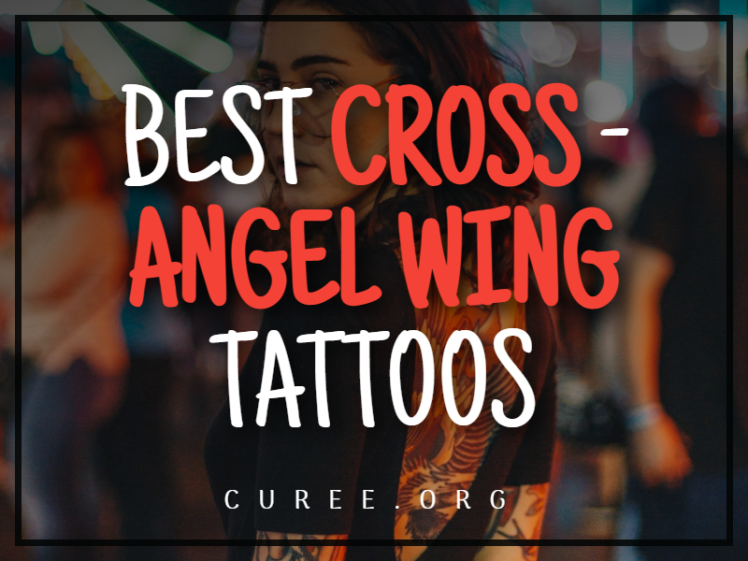 20 Best Cross With Angel Wing Tattoos 2024   Cross With Angel Wing Tattoos 